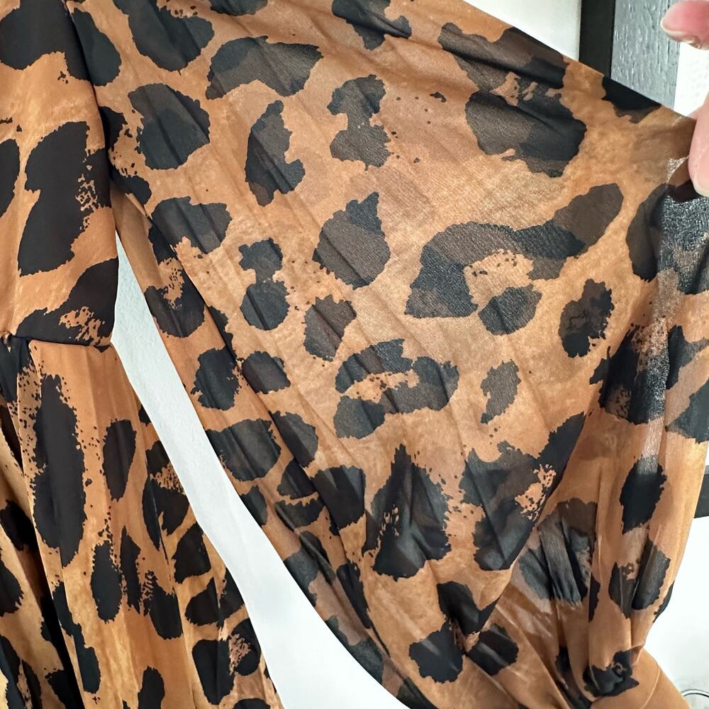 ASOS Leopard Print Mini Dress - Picture 5 of 5